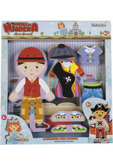 Puzzle en Bois Habillez le Pirate 27 cm