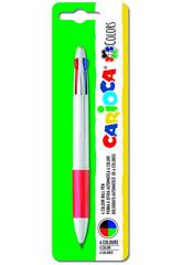 Bolígrafo Maxi 4 Colores Carioca 40145