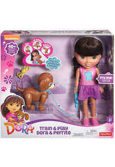 Dora avec Chiot Mattel CGT65-2 