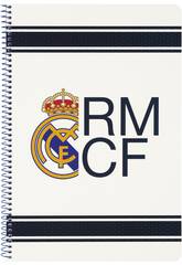 Cahier Couvertures Rigides 80 feuilles Real Madrid Safta 511654066