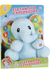 Elefante Aprendizagem Com Luzes, Movimento e Sons 23x23x16cm