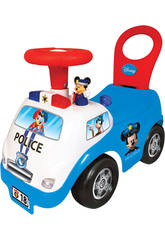 Porteur Mickey Police Activit�s, Lumi�res et Sons 35 x 51 x 25 cm