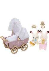 Sylvanian Families Lapin Chocolat Kit Lapins Jumeaux Epoch Pour Imaginer 5018 