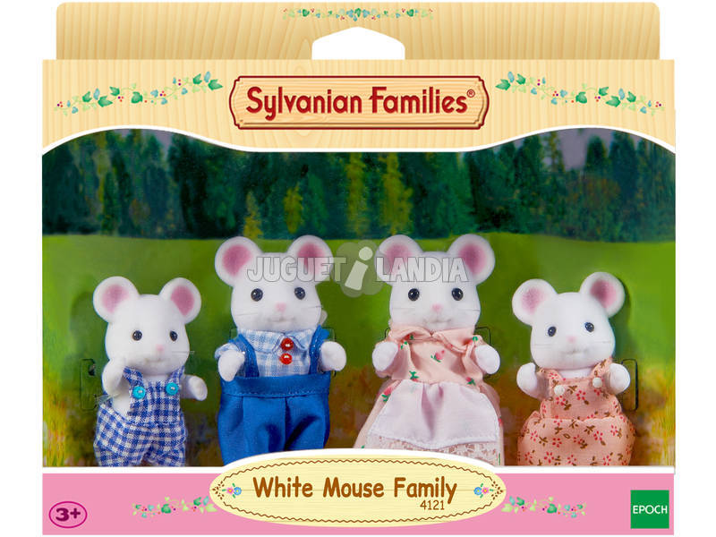 Sylvanian Families Família Ratos Brancos Epoch Para Imaginar 4121