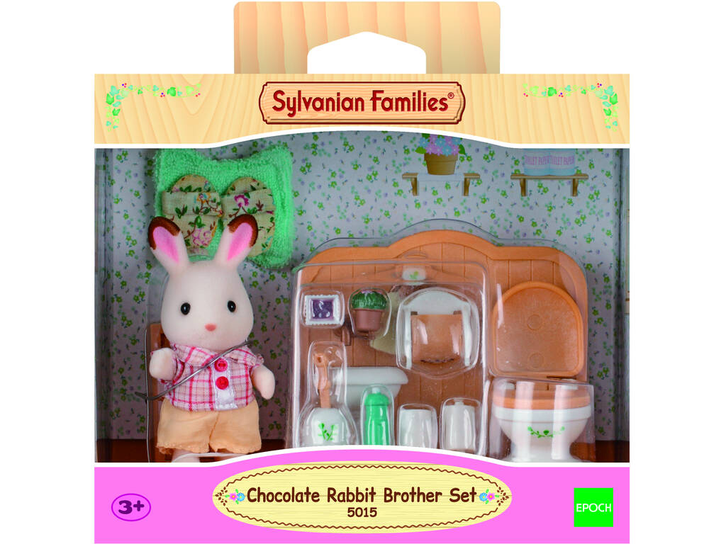 Sylvanian Families Conejo Chocolate Set Hermano Epoch Para Imaginar 5015