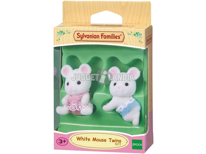 Sylvanian gêmeos brancos ratos época para imaginar 5077