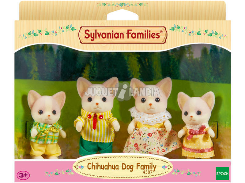 Sylvanian Families Familia de Perros Chihuahua Epoch Para Imaginar 4387