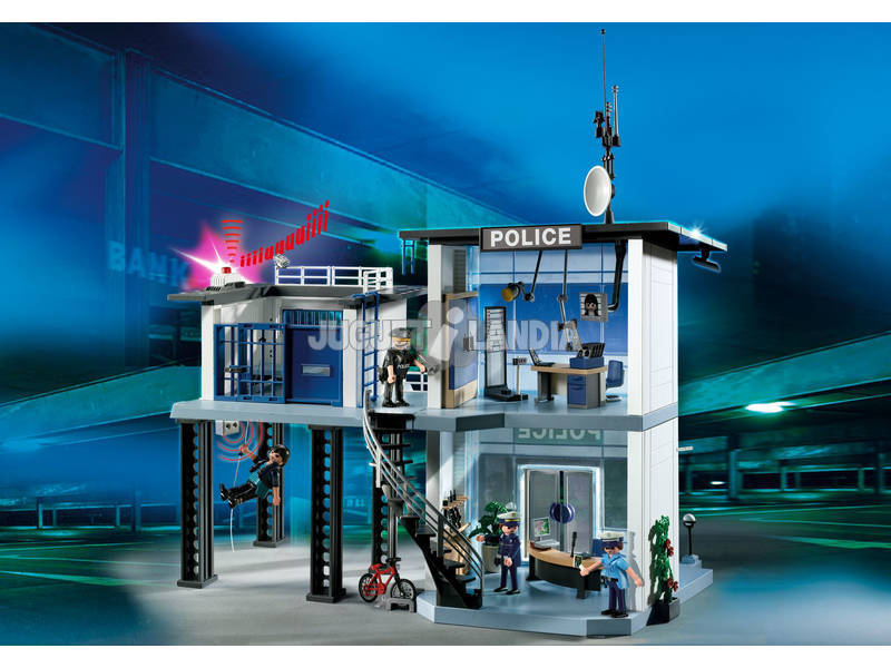 Playmobil Stazione di Polizia con Allarme 