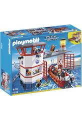  Playmobil Station Garde-côte avec Phare