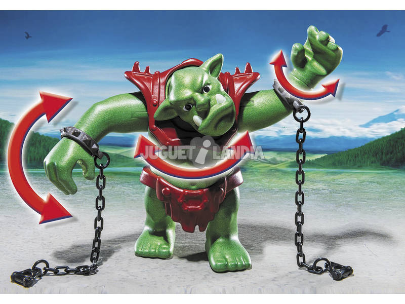 Playmobil Troll Gigante con Luchadores 6004