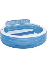 Piscina Hinchable Family Lounge 224x216x76cm Intex 57190