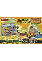 Famo click animaux en action safari set deluxe Famosa 700010629