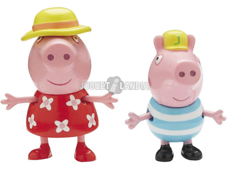 Peppa Pig Figura Peppa e seus amigos. Bandai 84205