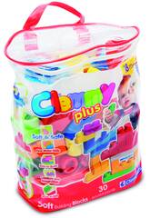 Clemmy Plus Bolsa 30 Blocos Clementoni 14879