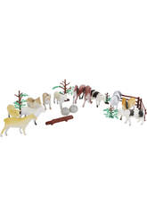 Set 12 Animais Fazenda com Acess�rios 