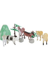 Set 6 Animais Quinta Frasco Pato 