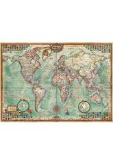 Quebra-cabeça 1500 O Mundo, Mapa Político