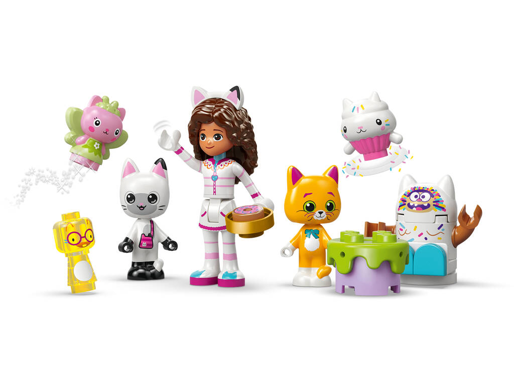 Lego La maison de poupées de Gabby Montagne de bonbons et jardin de chatons