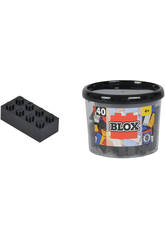 Blox Bote con 40 Bloques Negros