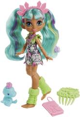 Cave Club Pyjama Party Poup�e pr�historique Rockelle Mattel GTH25