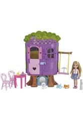 Barbie Casita Del �rbol De Chelsea Mattel FPF83