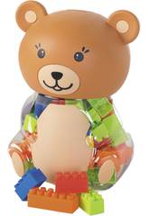 Tirelire Ours Brun Porte Blocs de Construction