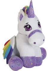 Peluche Unicornio Arco Iris Mito 55 cm. Llopis 46637