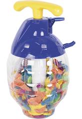 Botella con 250 Globos Agua 5 cm.