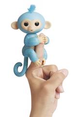 Fingerlings Beb� Mono Glitter Turquesa WowWee 3761