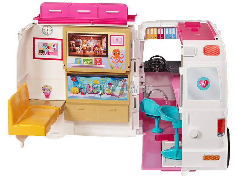 Barbie Ambulancia Hospital 2 en 1 Mattel FRM19