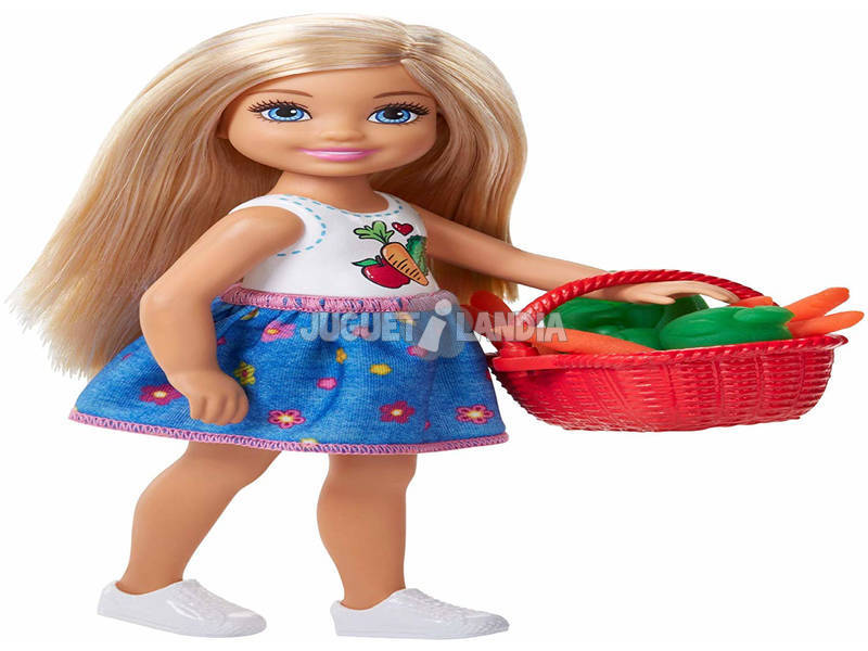 Barbie Bambola Chelsea e Playset dell'Orto Mattel FRH75