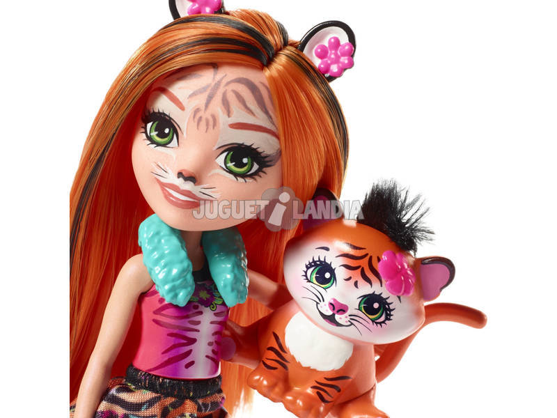 Enchantimals Tanzie Puppe & Tiger Haustier Mattel FRH39