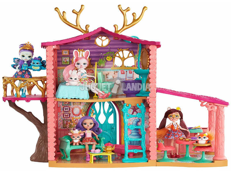Enchantimals Casa dei Cerbiatti a Tre Stanze Mattel FRH50