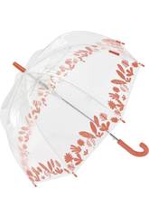 Ombrello Bisetti per bambini Automatico Selva Trasparente Cupola 67 cm 8 asticelle