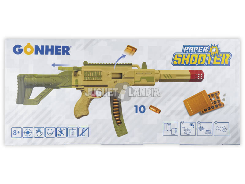 Paper Shooter Lanza Dardos de Papel 950