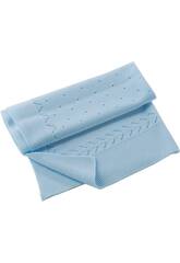 Toquilla Mu�eca Espigas Lana Celeste 60x70 cm. Asivil 3994014