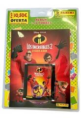 Los Increíbles 2 Pack de Sticker Álbum y 15 Sobres Panini