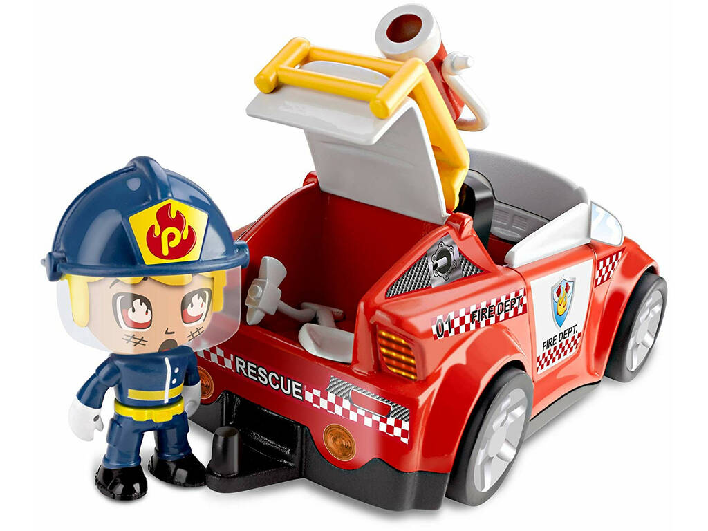 PinyPon Action Feuerwehrmann und Fahrzeuge Famosa 700014610
