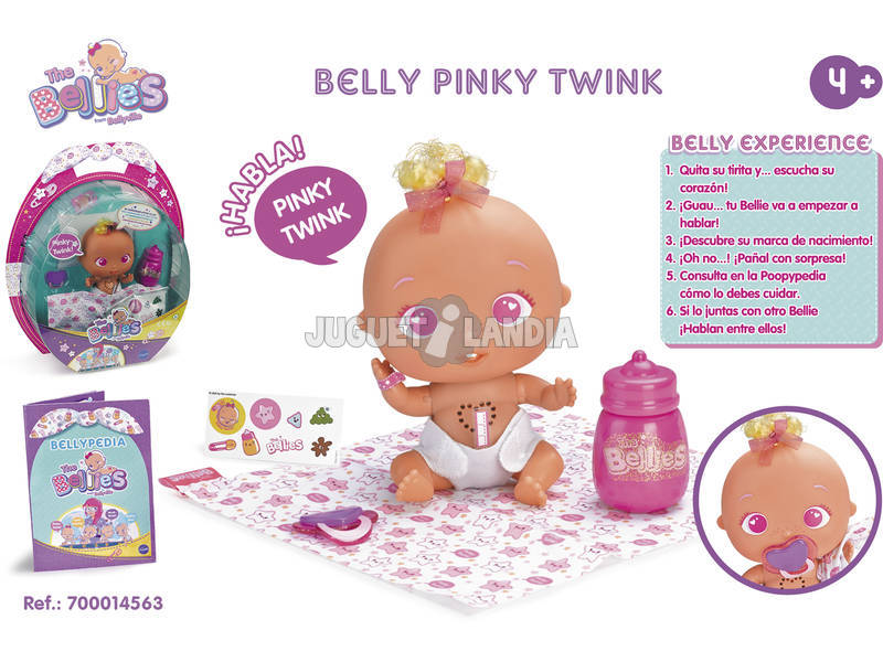 The Bellies Bebè Pinky Twink Famosa 700014563