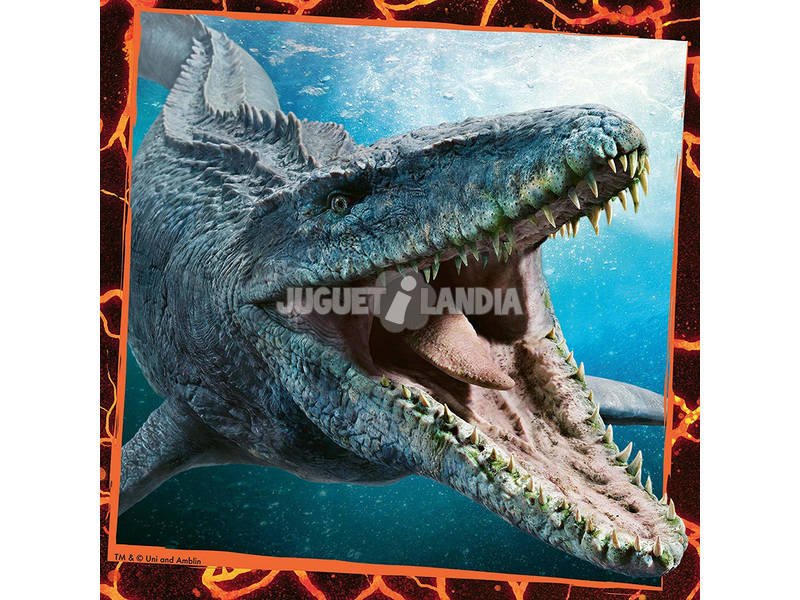 Jurassic World Puzzle 3 in 1 Ravensburger 8054