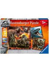 Jurassic World Puzzle 3 en 1 Ravensburger 8054