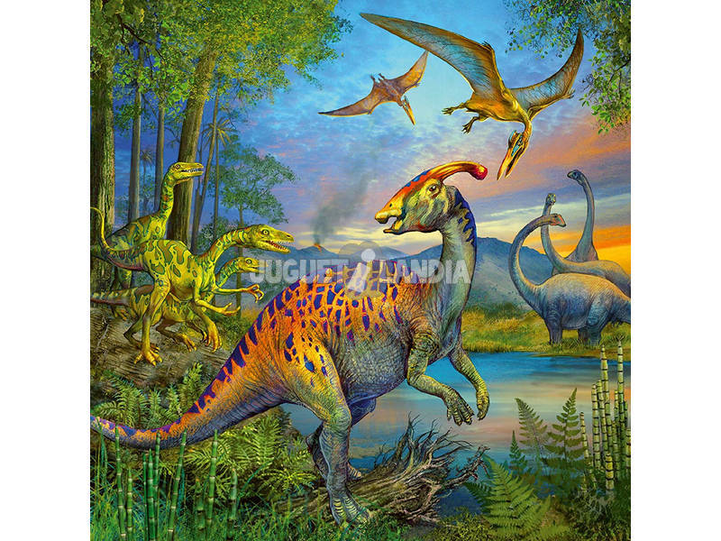 Puzzle Dinosaurios 3x49 Piezas Ravensburger 9317