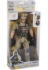 Figura Articulada Soldado Com Voz
