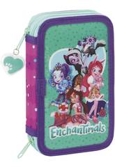 Estojo Duplo Pequeno 28 Peças Enchantimals Safta 411837854