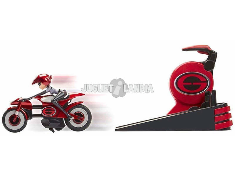 Die Unglaublichen 2 Elastigirl auf ihrem elastischen Motorrad Glop Games 76605