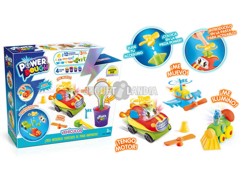 Power Dough Kit Veículos Grande Canal Toys DP017