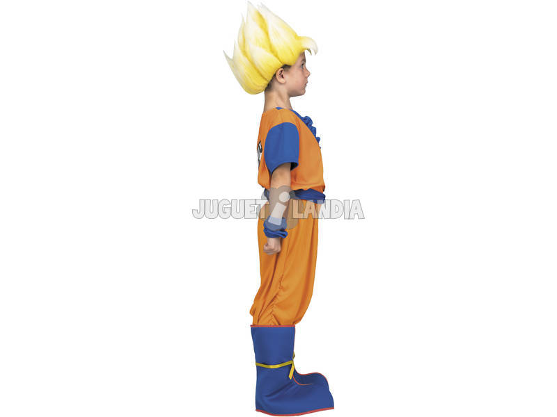 Kostüm für Kinder XXL Dragon Ball Super Ich möchte Super Saiyajin Son Goku sein