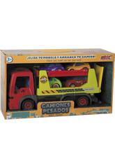 Caminh�o Fric��o 32 cm. com 4 Veh�culos 8 cm. 