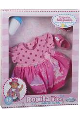 Robe Poupée 43 - 46 cm avec Accessoires 4 pièces Pois 