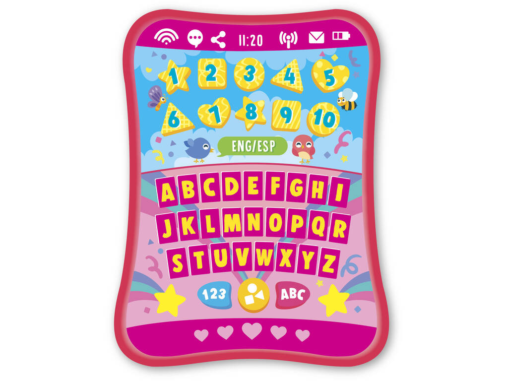 Bambola interattiva bilingue Rosabelle 40 cm. con Tablet